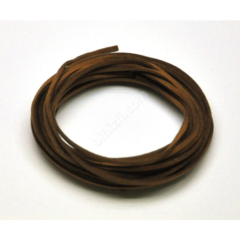 Süet Ip Açık Taba ( 5 Metre ) Çap: 3x1,5 Mm